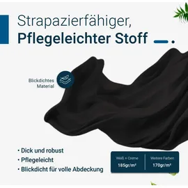 TexDeko Bierbankauflage 220 x 25 x 46 cm schwarz 1 St.