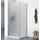 a&n&a aQualine Pilot Duschkabine mit Drehtür 80 x 80 cm Brick Glas Aqualine-PT080-01-SET
