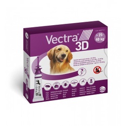 Vectra 3D L Spot-on hond 25 - 40 kg (3 pipetten)  3 x 3 pipetten