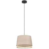 EGLO Tabley Schwarz Ø 38 cm x 110 cm 1-flammig