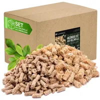 Flammingo® 12 kg Kamin-Anzünder Set, bestehend aus 8kg Holzwolleanzünder