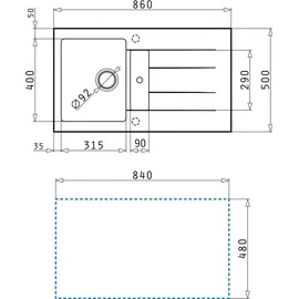 PYRAMIS Athlos (86x50) 1 1/4B 1D iron grey