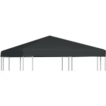vidaXL Pavillondach 310 g/m2 3x3 m Grau