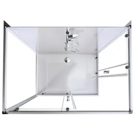 Marwell Komplettdusche White Dream 110 x 80 cm