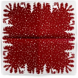 Sovie Horeca Weihnachtsserviette Marvin in Bordeaux aus Linclass® Airlaid 40 x 40 cm, 50 Stück - Weihnachten