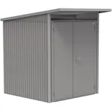 Biohort AvantGarde A1 1,8 x 1,8 m quarzgrau-metallic Doppeltür