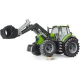 Bruder 03161 - Deutz 8280 TTV mit Frontlader grün 1:16