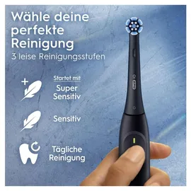 Oral-B iO Series 2 Night Black + 2. Handstück Forest Green + Reiseetui