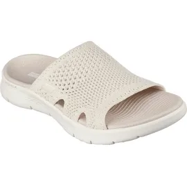 SKECHERS Damen On-The-go Walk Flex Sandal-Elation Slides, Natural Textile, 36 EU