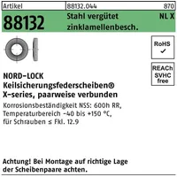 NORD-LOCK X-series Scheiben NLX14 (14,6 x 23,0 x 4,03)flZnnc