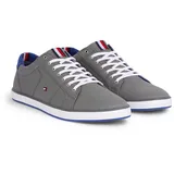 Tommy Hilfiger Canvas Lace Up Steel Grey 43