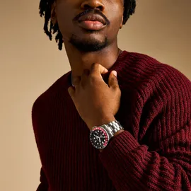 Fossil »FOSSIL BLUE GMT« Armbanduhr, Herrenuhr, Edelstahlarmband, analog, Tag, 2. Zeitzone