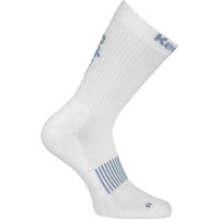 Kempa Unisex Logo Classic Sport-Socken, Weiß/aqua, 36-40 EU