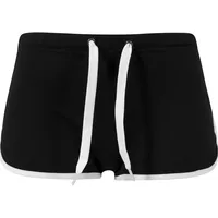 URBAN CLASSICS Shorts Schwarz/Weiß M