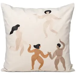 Ferm Living - Free Kissen, 50 x 50 cm, natur