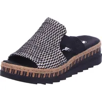 Rieker Damen Pantolette, Schwarz, 38 EU