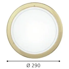 EGLO Planet 1 messing/weiß