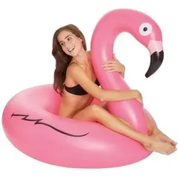 HAPPY PEOPLE 77807 XXL Schwimmring Flamingo