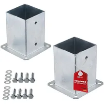 SO-Tech Zaunpfosten 100 x 152 mm Silber/Stahl