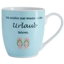 Ritzenhoff & Breker Becher Auszeit Urlaub 500 ml 2 Stück