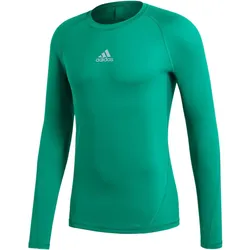 adidas AlphaSkin Herren nachhaltiges Longsleeve Rundhals-Pullover Sport-Pullover Fitness-Shirt CW9504 Grün - XXL