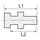 Riegler Schottverschraub., M28x1,5 a., G 1/2 i., SW1 30, SW2 36, Messing