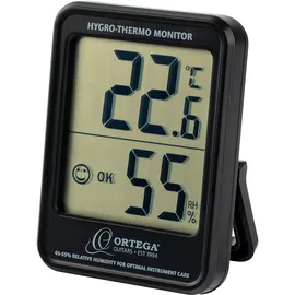 Ortega Guitars Hygrometer-Thermometer-Temperatur- und Luftfeuchtigkeit-Raummonitor (OHTM)