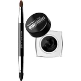Maybelline Tattoo Liner Gel Pot, + 2-in-1 Profi-Pinsel, Eyeliner, 3 g Nr. 950 Blackest Black