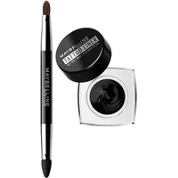 Maybelline Tattoo Liner Gel Pot, + 2-in-1 Profi-Pinsel, Eyeliner, 3 g Nr. 950 Blackest Black