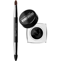 Maybelline Tattoo Liner Gel Pot, + 2-in-1 Profi-Pinsel, Eyeliner, 3 g Nr. 950 Blackest Black