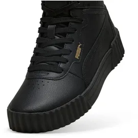 Puma Carina 3.0 Mid Damen Weite E Schwarz/Gold 40,5