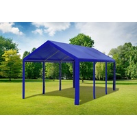 Partyzelt 3x6 Blau PE Festzelt Pavillon wasserdicht Profi-Qualität Modular