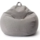 Lumaland Sitzsack Comfort hellgrau 185l)