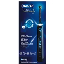 Oral-B Genius X Elektrische Zahnbürste, Midnight Black