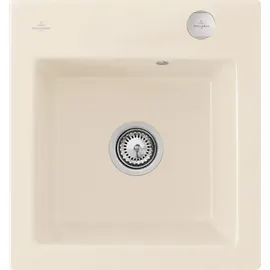 Villeroy & Boch Subway 45 XS flat crema + Excenterbetätigung + Lochbohrungen
