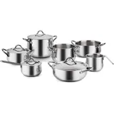 Barazzoni Sapore Italiano Batteria Batteria 11 pezzi silber/schwarz