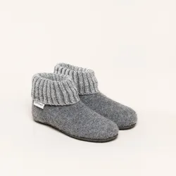 Gottstein Alpine Boot FE Kinder Hüttenschuh Kinder Filzhausschuh - grey - 22