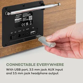 Auna Silver Star Mini Two Internet silber