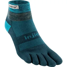 injinji Trail Midweight Mini-Crew Wandersocken blau 37-40