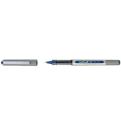 uni-ball eye fine UB-157 Tintenroller silber 0,4 mm, Schreibfarbe: blau, 12 St.