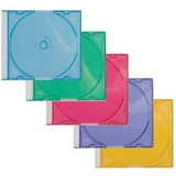 Connect CD-Hülle Slim Line farbig sortiert VE=25 Stück