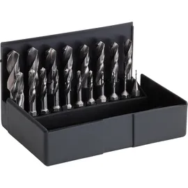 Völkel Spiralbohrer-Bit-Satz HSS 1-10 mm 19-teilig