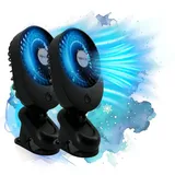 TronicXL USB Ventilator schwarz 2er-Pack