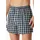 SCHIESSER Boxershorts kariert blau/silber S 2er Pack