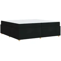 VidaXL Bettrahmen mit Matratze Schwarz 200 x 200 cm