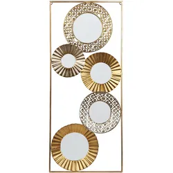 Wandobjekt MAICOBA Metall 90 cm Gold