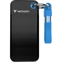 Verbatim Pocket SSD 512 GB USB 3.2 Blau/Schwarz