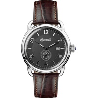 Ingersoll Herren Analog Quarz Uhr mit Leder Armband I00801