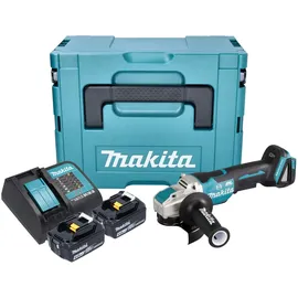 Makita DGA 520 SGJX1 inkl. 2 x 6,0 Ah + Lader + Makpac