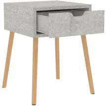 vidaXL Nachtschrank Betongrau 40 x 40 x 56 cm Holzwerkstoff